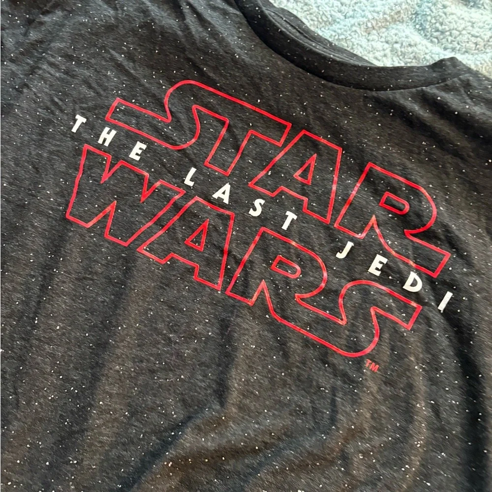 Star Wars The Last Jedi Charcoal Tee - Picture 2 of 4
